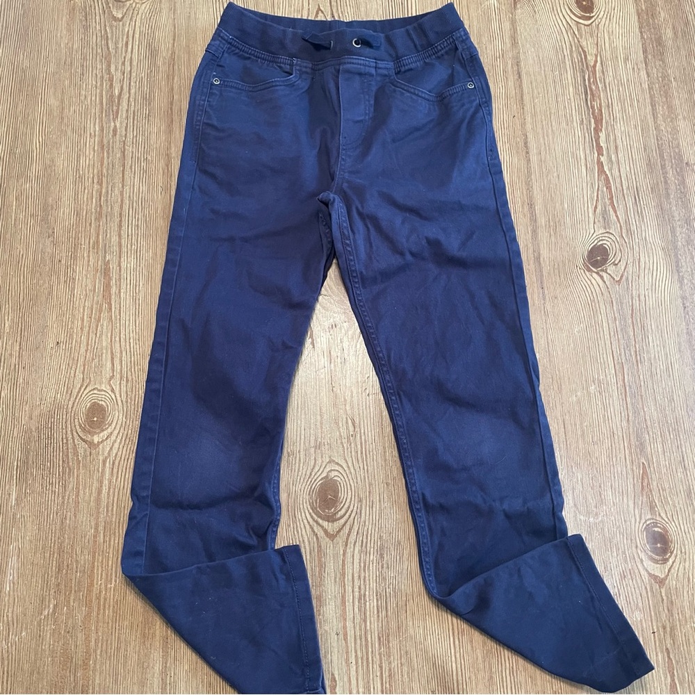 Hanna Andersson Navy Khaki Pull On Pants